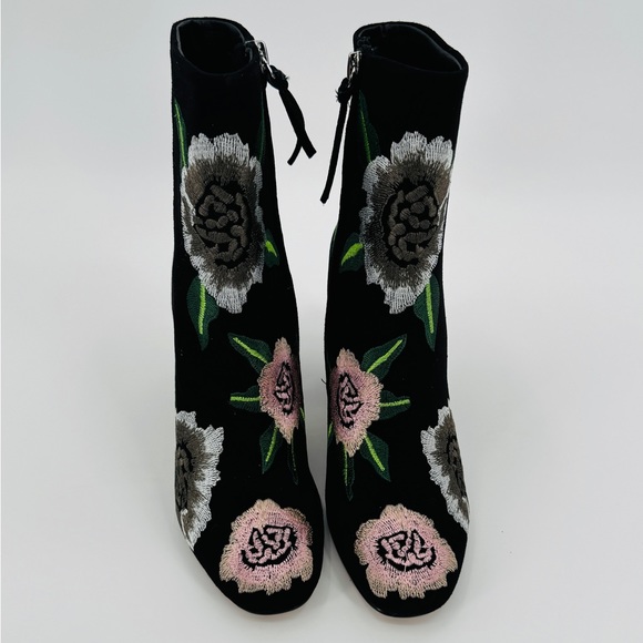 Rebecca Minkoff Bryce Embroidered Floral‎ Suede Boots Size 7 - Picture 5 of 14